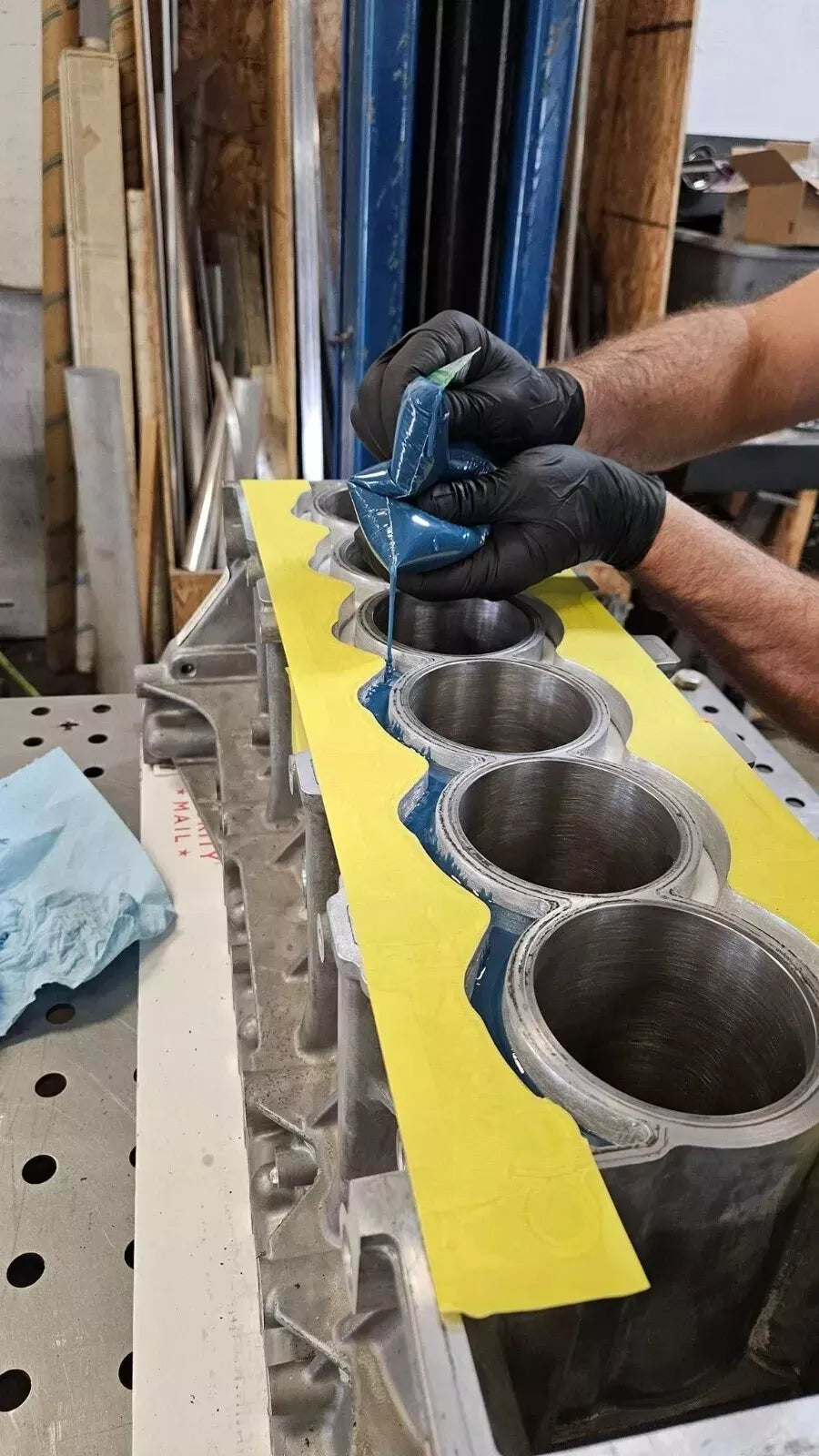 How to Measure the Right Amount of EPOXY54 for a Dry Block / Full Fill