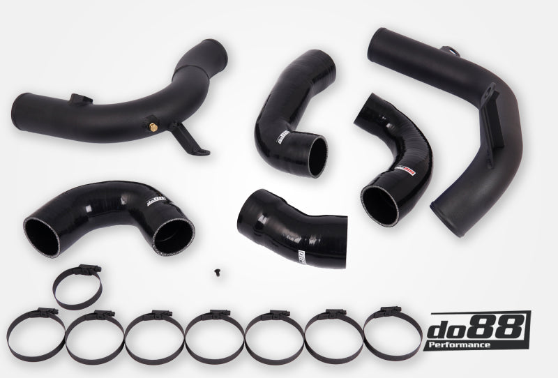 do88 VAG 2.0 TSI EA888 Gen4 (245hp) OEM Intercooler Pressure Pipes Black Hoses