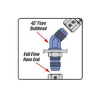 Russell Performance -6 AN to 3/8in NPT 45 Degree Flare to Pipe Adapter