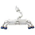 Invidia 2022+ Volkswagen Golf R MK8 76mm R400 Valved Cat Back Exhaust Rolled Titanium Tips