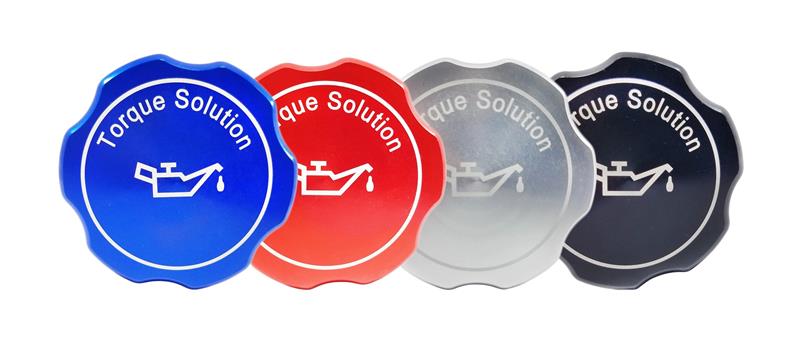 Torque Solution Billet Oil Cap 89+ Subaru - Black