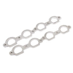 Stainless Works Chevrolet LS7 D-Port Shaped Header 304SS Exhaust Flanges 1-7/8in Primaries