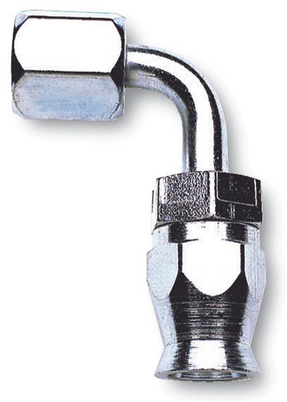 Russell Performance -6 AN Endura PowerFlex Power Steering 90 Degree Hose Ends