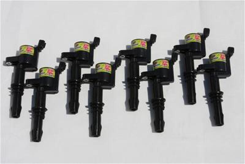 Granatelli 97-10 Ford F-150 4.6L 25KV OEM Coil Pack Replacements - Black (Set of 8)