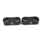 Russell Hose Separator For -12 Braided Hose Black Anodize (2 Pack)