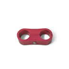Russell Hose Separator For -12 Braided Hose Red Anodize (2 Pack)