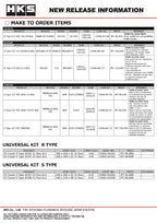 HKS S Type O/C KIT VAB WRX STI BLK