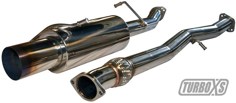 Turbo XS 02-07 WRX-STi Catback Exhaust Blued Tips