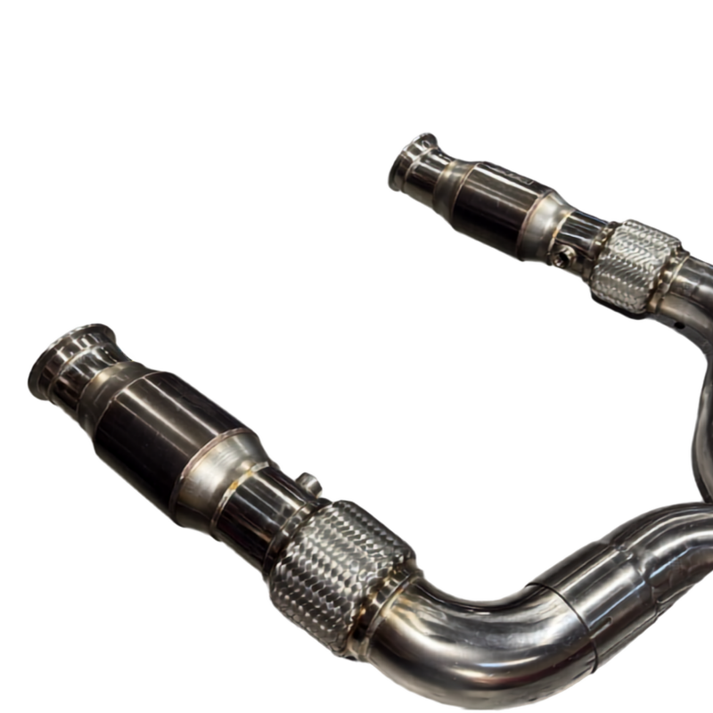 Kooks 2025+ Ford Mustang GTD 5.2L 3in OEM Connection GREEN Catted X-Pipe (Kooks Header Required)