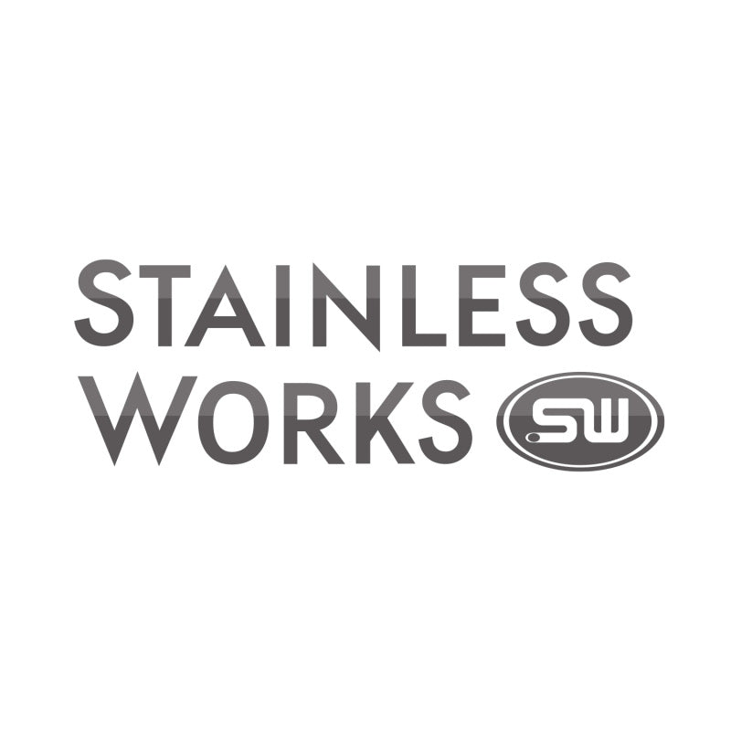 Stainless Works Double Wall Straight Cut Exhaust Tips - 3 1/2in Body 3.00in ID