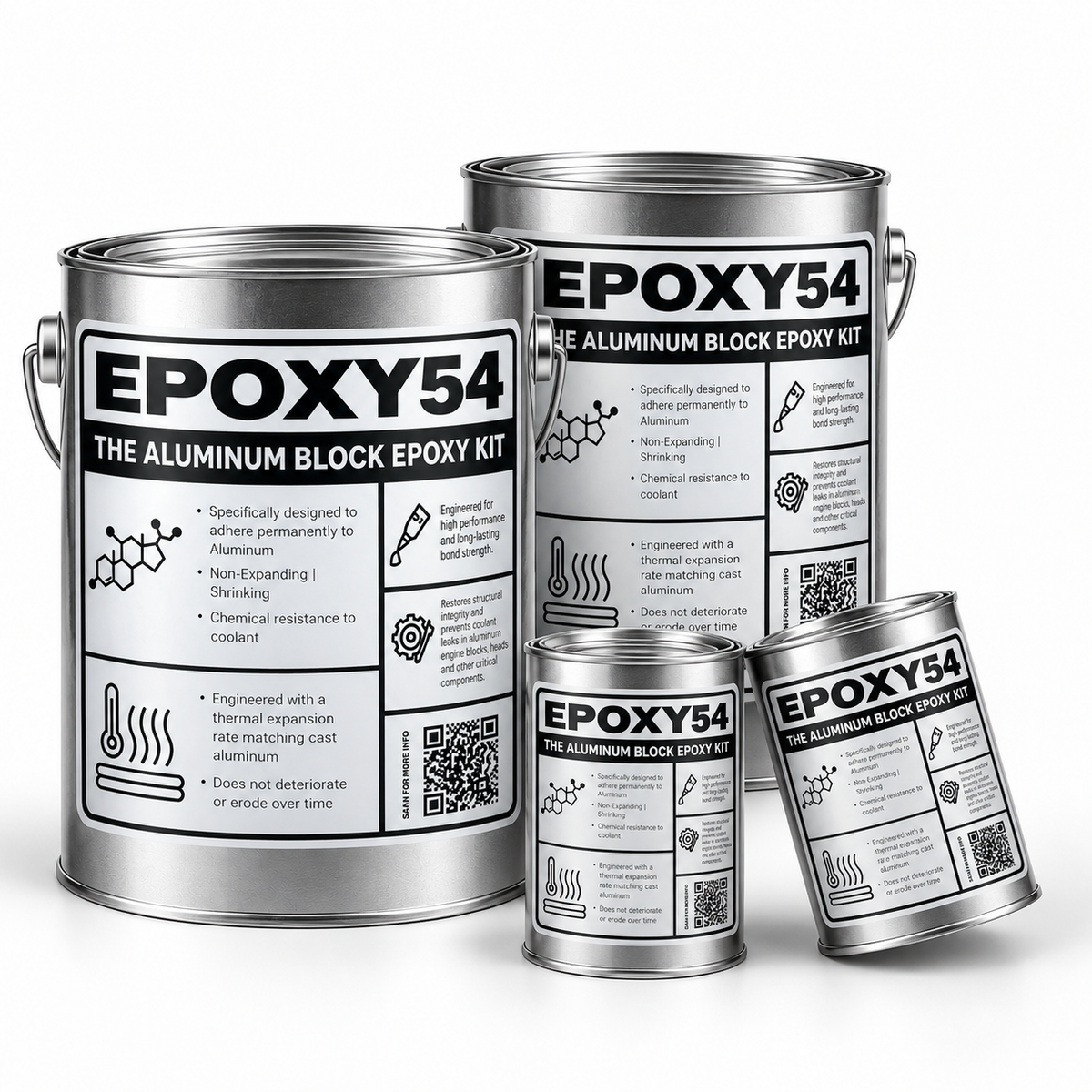 EPOXY54, The Cast Iron Block Epoxy Kit (5L)