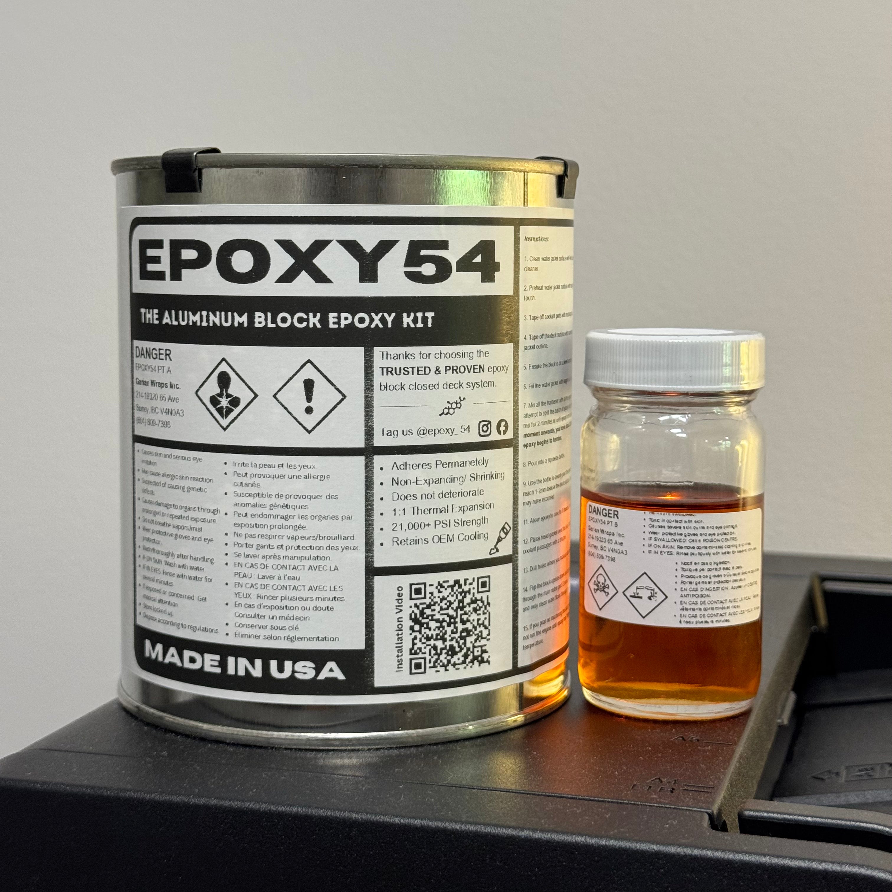 EPOXY54, The Aluminum Block Epoxy Kit
