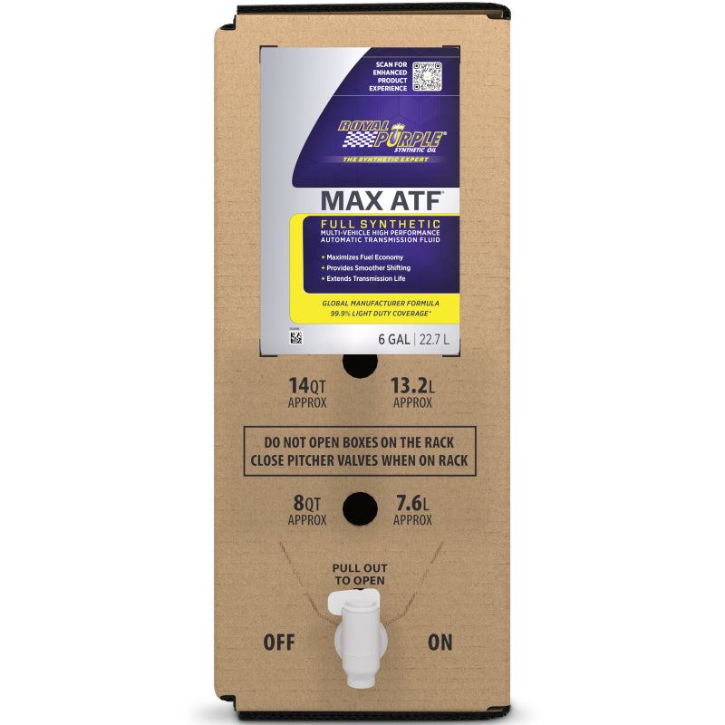 Royal Purple Max ATF Automatic Transmission Fluid - 6 Gallon Bag-In-Box