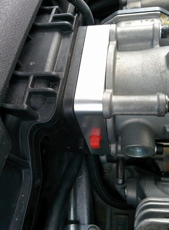 Torque Solution Throttle Body Spacer 2013+ Subaru BRZ/Scion FR-S - Silver