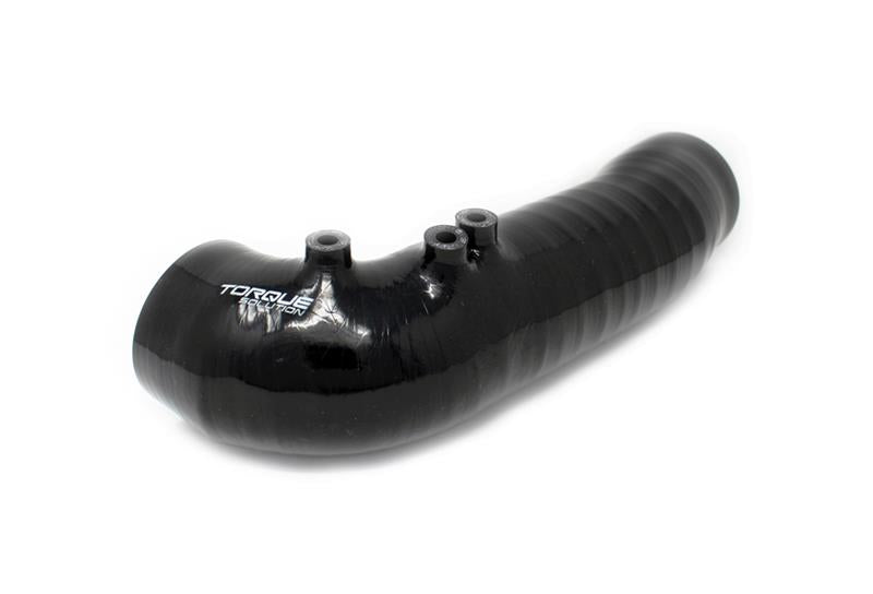 Torque Solution Turbo Inlet Hose Black (Non-Recirc): 02-07 Subaru WRX / 04-20 STI / 05-09 Legacy GT