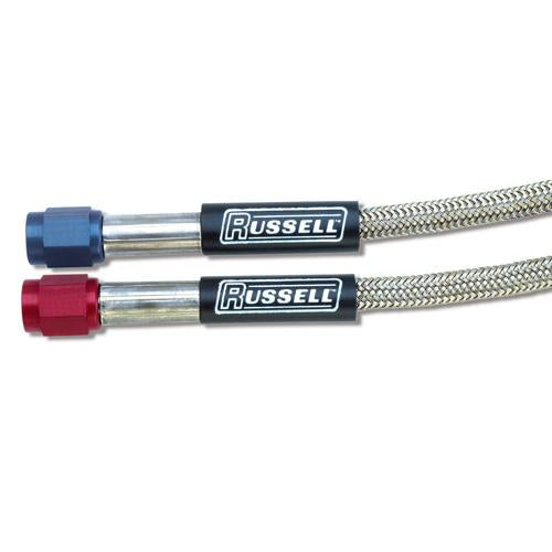 Russell Performance -6 AN 4-foot Pre-Made Nitrous and Fuel Line
