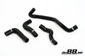 do88 Volvo C30/C70/S40/V50 Turbo 04-13 Heater Hoses Black