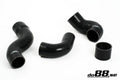 do88 Volvo 700/900 Turbo (w/o AC) Pressure Hoses Black