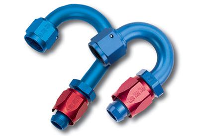 Russell Performance -10 AN Twist-Lok 90 Degree Hose End (Blue)