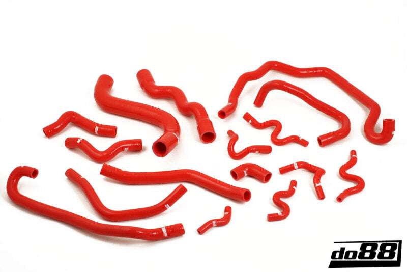 do88 SAAB 9-3 2.8t V6 2006- Coolant Hoses Red