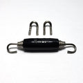 Ticon Industries Black Silicone Titanium Spring Tab and Spring Kit (2 Tabs/1 Spring) - Single Kit