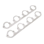 Stainless Works Big Block Ford Flat Tall Oval Port Header 304SS Exhaust Flanges 2-1/4in Primaries
