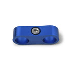 Russell Hose Separator For -12 Braided Hose Blue Anodize (2 Pack)
