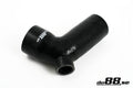 do88 Volvo 850/S70/V70 Intercooler Outlet Hose w/25mm BOV Connection Black
