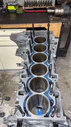 EPOXY54 applied between the cylinders of an inline-6 aluminum block