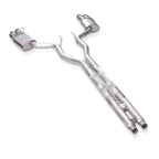 Stainless Works 2018+ Ford Mustang GT 3in Legend Series Catback H-Pipe w/Active Valves & Quad Tips