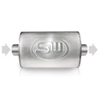 Stainless Works 2in ID CENTER INLET/ 2in OD CENTER OUTLET 5inX9in
