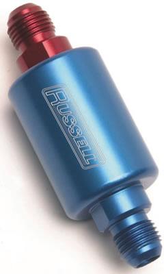 Russell Performance Polished Aluminum (3in Length 1-1/4in dia. -6 male inlet/outlet)